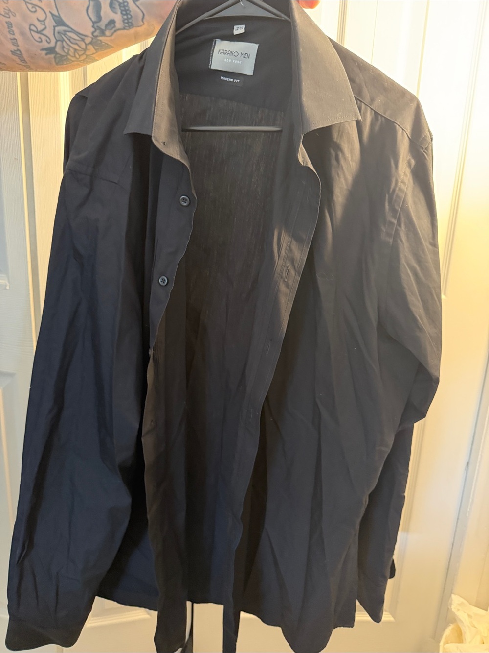 Men’s Black Button-Up Jacket